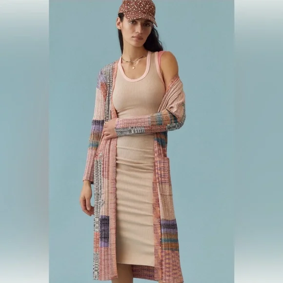 NWOT Anthropologie Patchwork Cardigan Sweater - Size XS/S - Picture 4 of 4